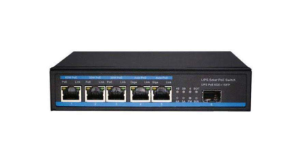 Duxbury 6-Port Gigabit Solar Unmanaged PoE Switch - DUX106SPS15A - Image 2